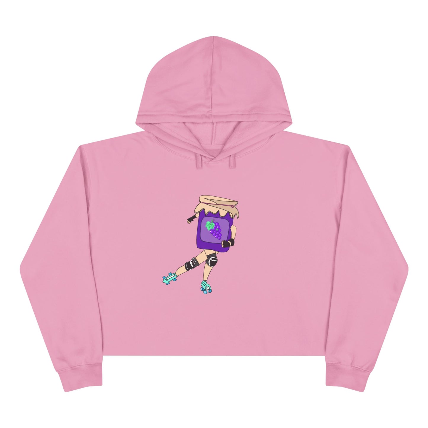 Grape Jammer Crop Hoodie