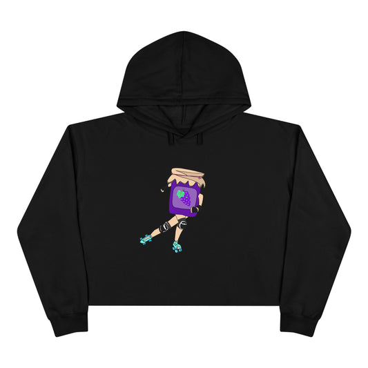 Grape Jammer Crop Hoodie