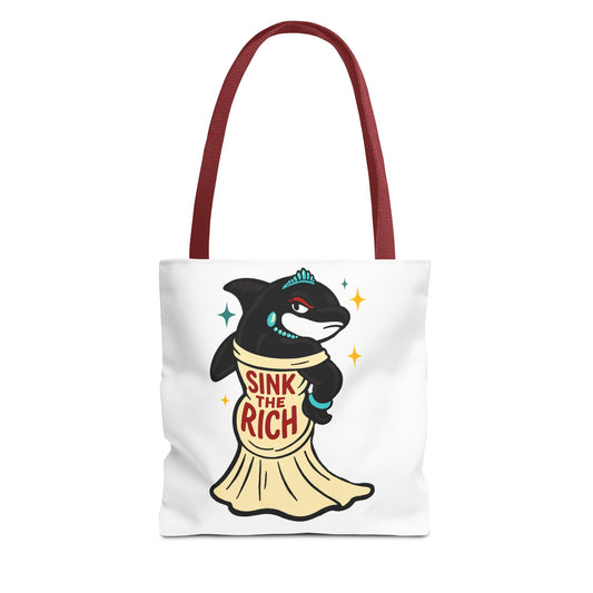 AOC Sink the Rich - Orca Tote Bag