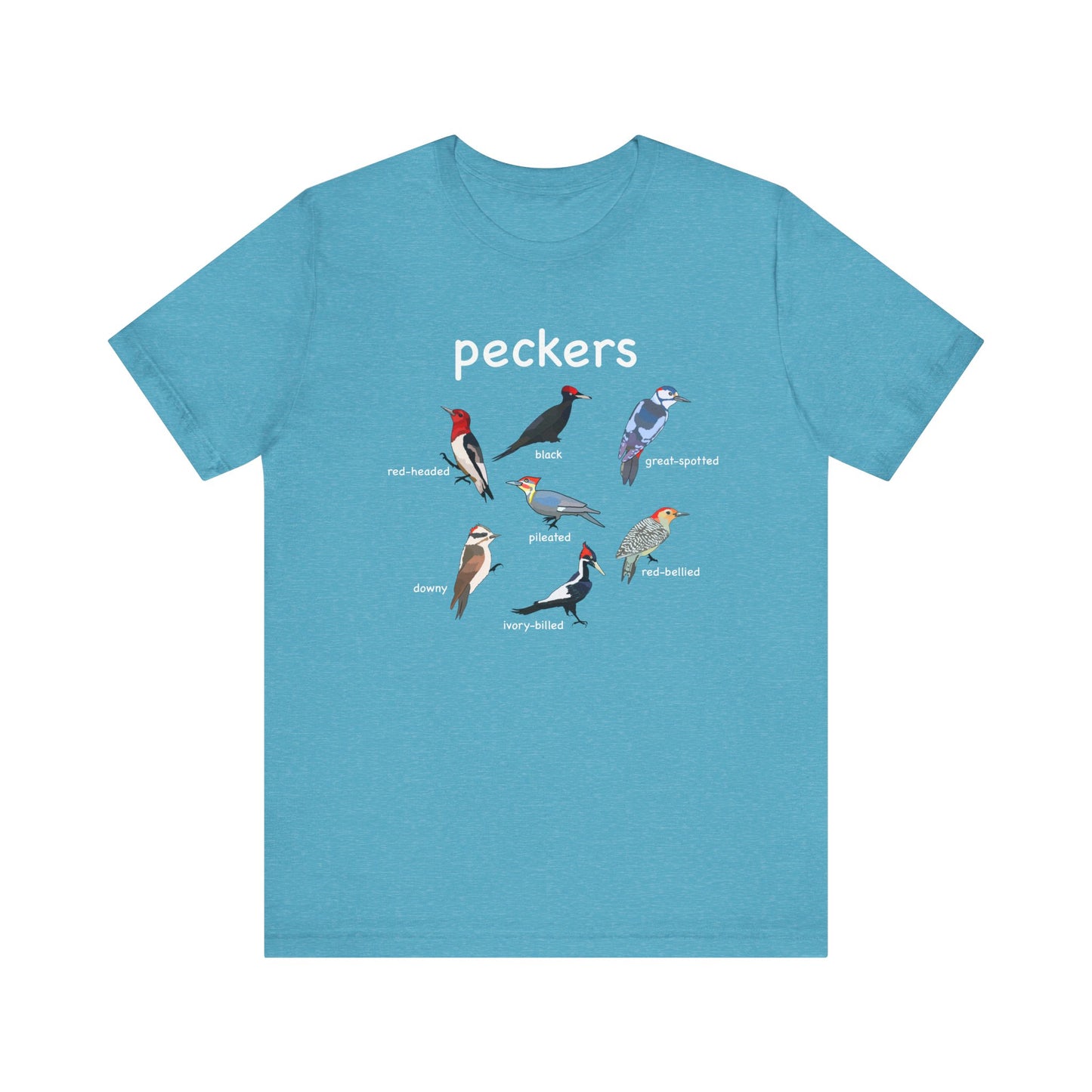 Vintage Bird Peckers Graphic Tee, Cute Nature T-Shirt, Unisex Summer Shirt, Birdwatching Gift, Casual Everyday Wear