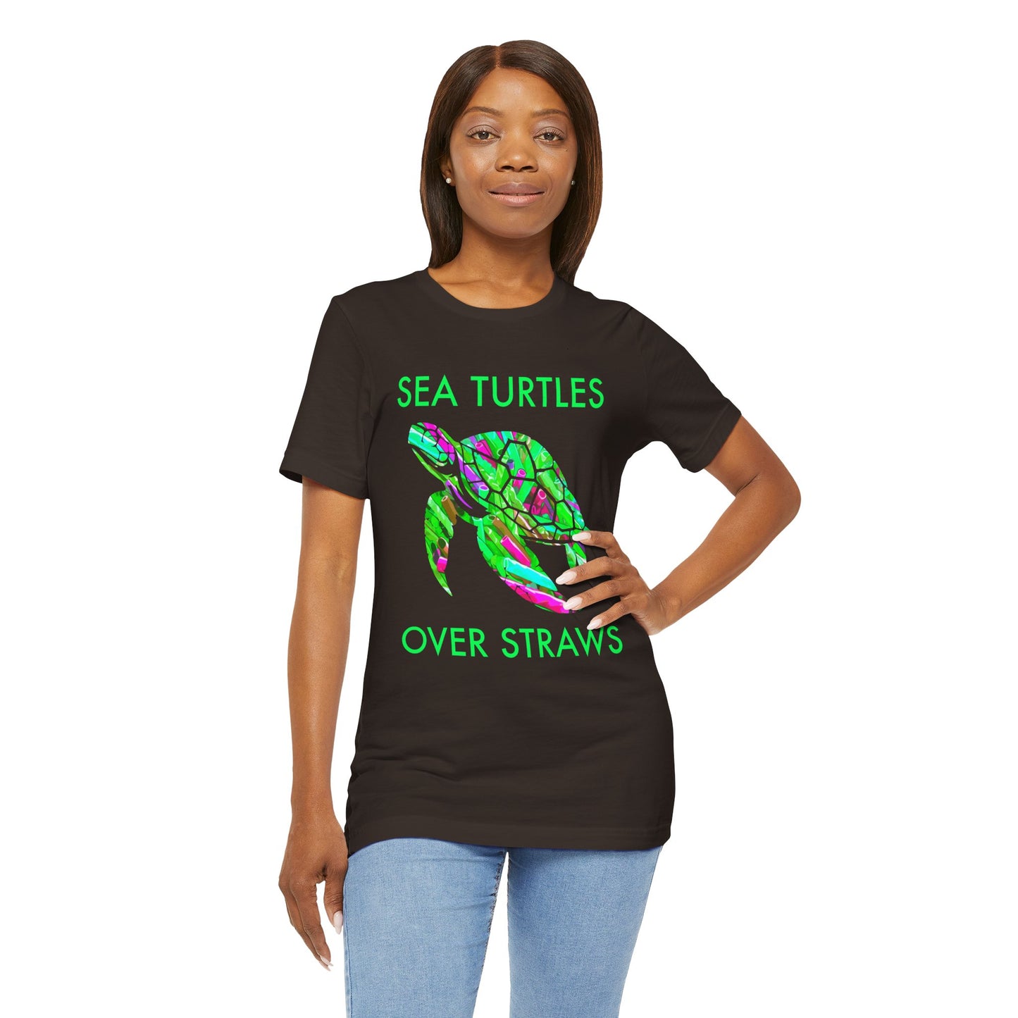 Eco-Friendly Sea Turtle Tee, Beach Lover Shirt, Ocean Conservation Apparel, Gift for Marine Life Advocate, Summer T-Shirt