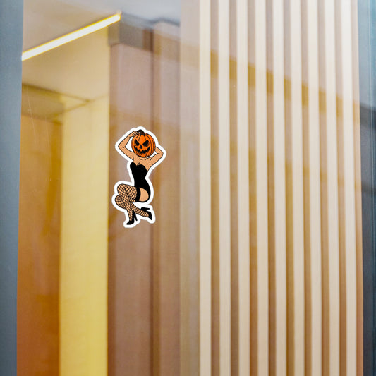 Halloween Jack-o'-Lantern Sexy Vinyl Decal