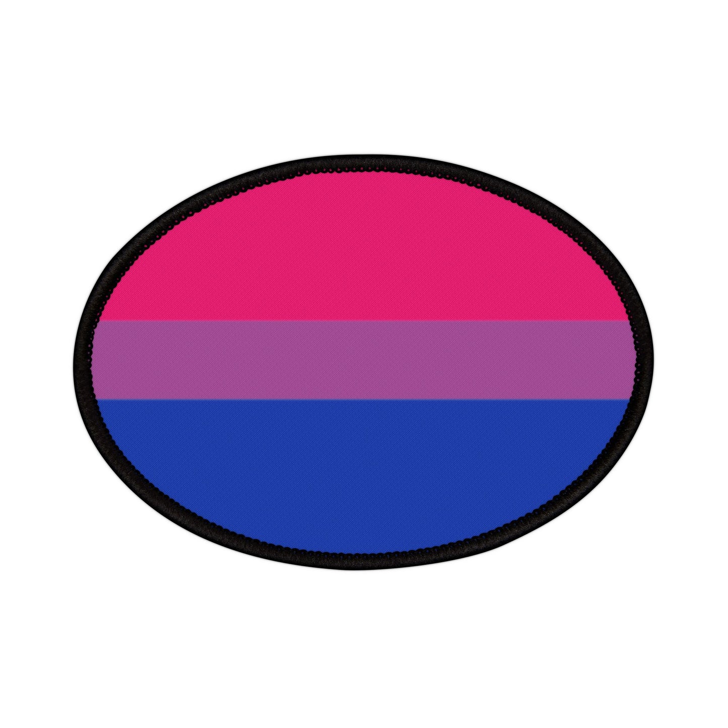 Pride Iron-On Patch, Bi Pride Flag Patch, Rainbow Pride Accessories, Denim Jacket Patch, LGBTQ+ Support Patch