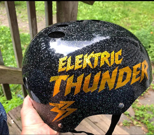 Vinyl Helmet Decal- Roller Derby Name