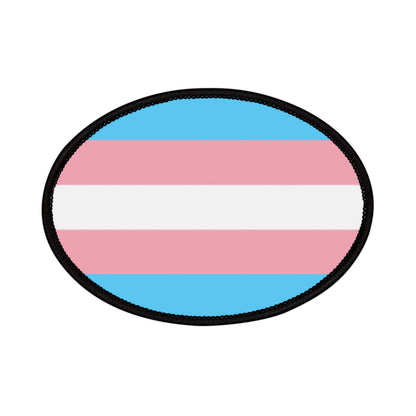 Transgender Pride Iron-On Patch | LGBTQ+ Support, Denim/Backpack Decor, Gift for Allies, Celebration of Identity, Sewing Crafts