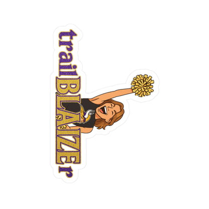 Vinyl Decal - TrailBLAIZEr Blaize Shiek Minnesota Vikings Cheerleader