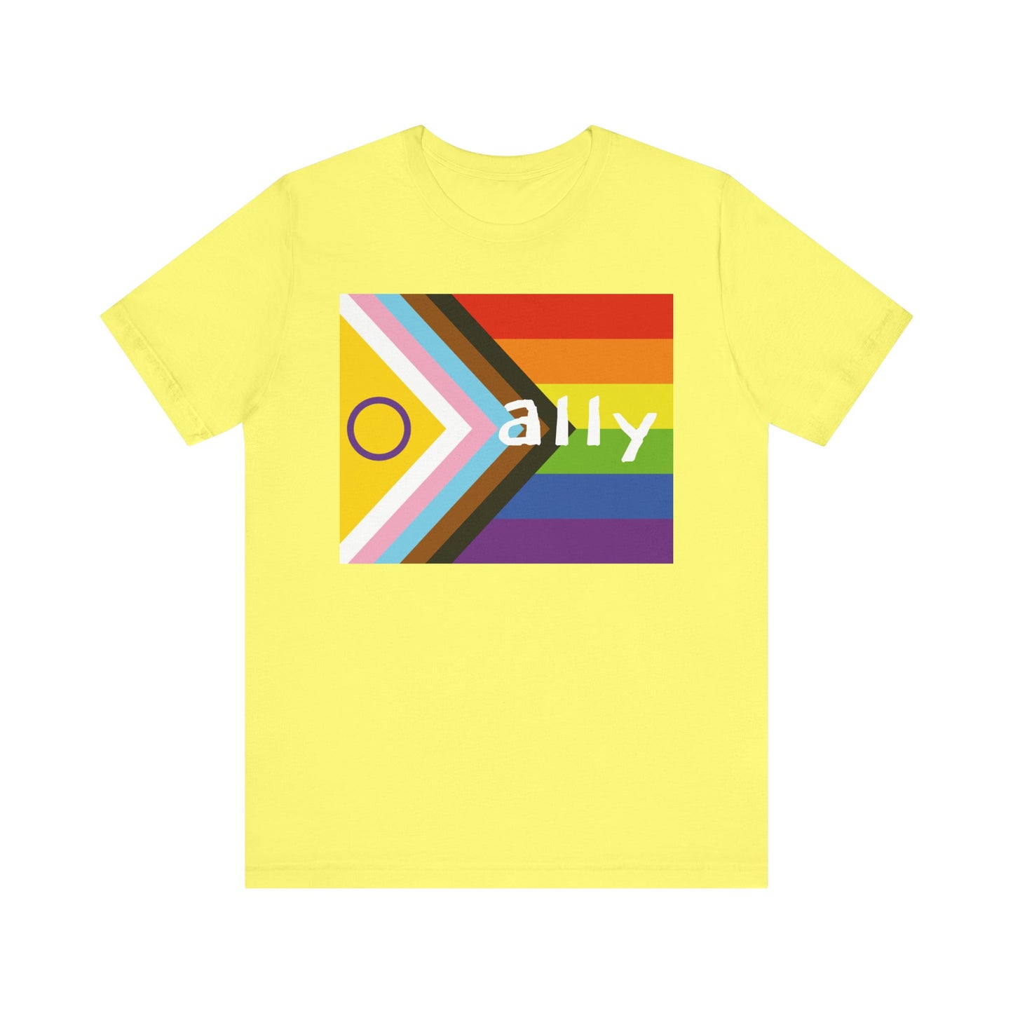 Progressive Pride Flag Ally T-shirt