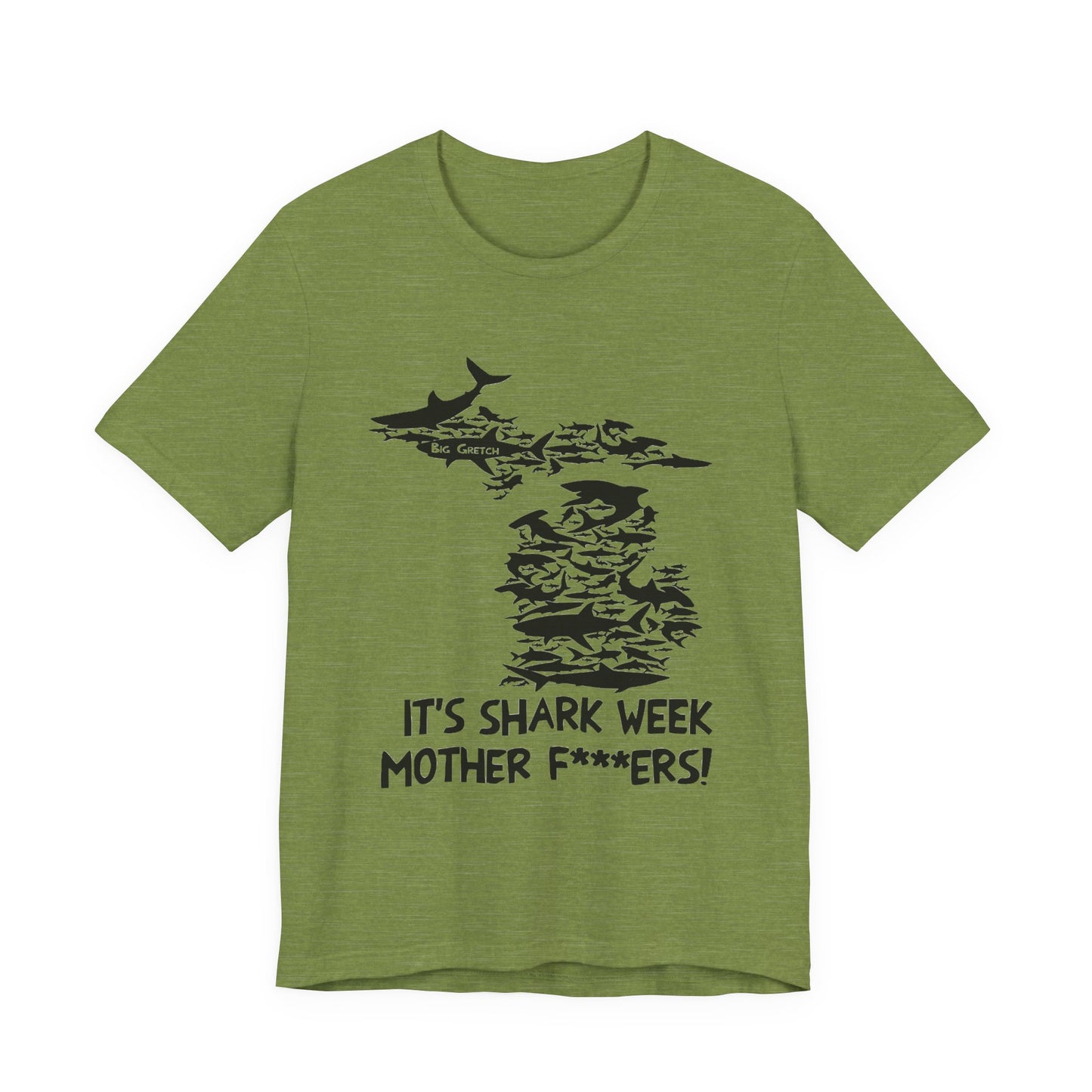 Whitmer Hot Mic Shark Week Unisex Tee, Fun Shark T-Shirt, Perfect for Summer, Shark Lover Gift, Funny Beach Apparel