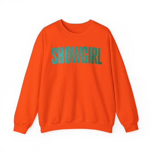 Showgirl Crewneck Sweatshirt | Fun Gift for Performers, Stage Lovers, Casual Wear, Theatre Events, Vibrant Fashion