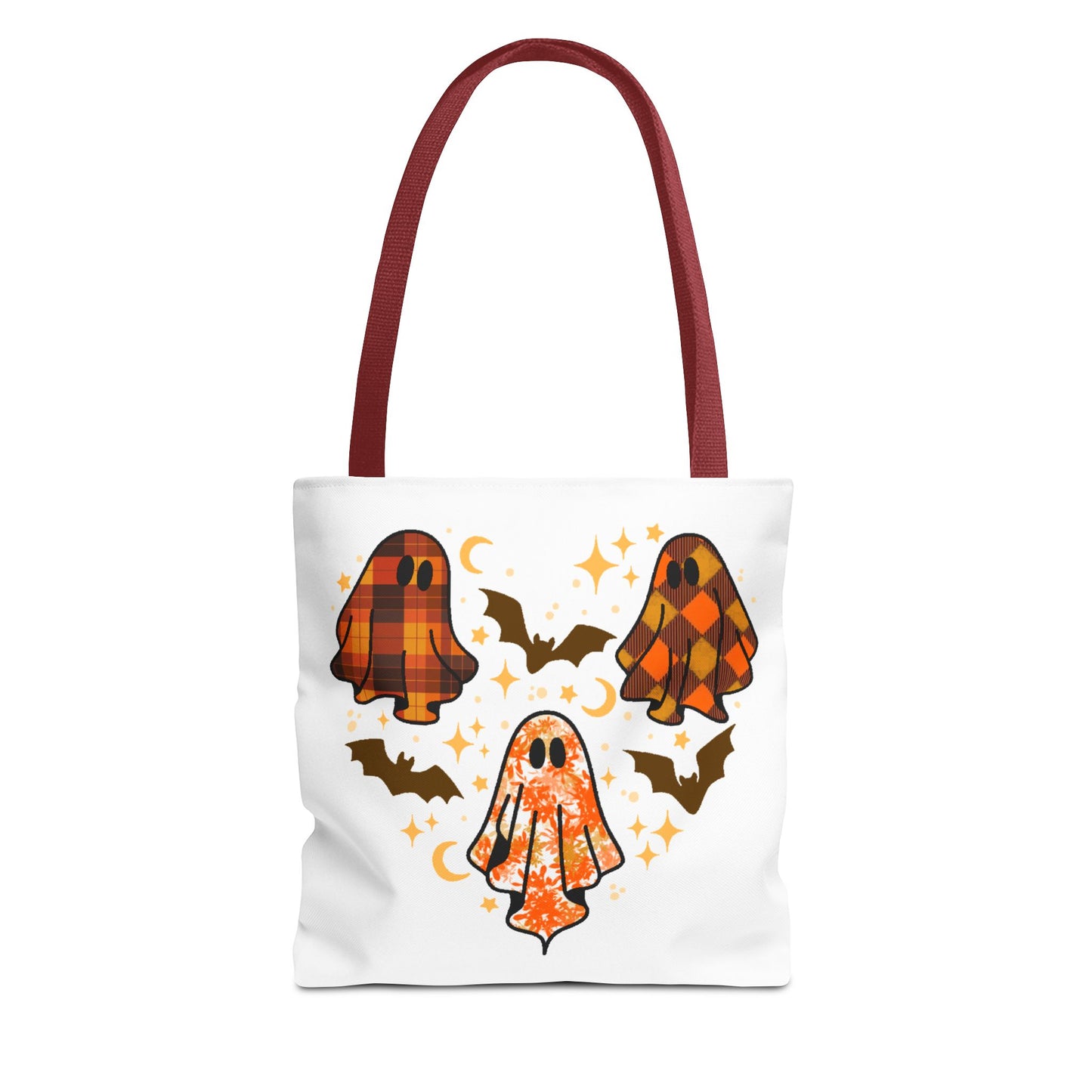 Spooky Ghost Tote Bag, Halloween Bags, Trick or Treat, Seasonal Tote, Autumn Accessories, Gift for Halloween Lovers