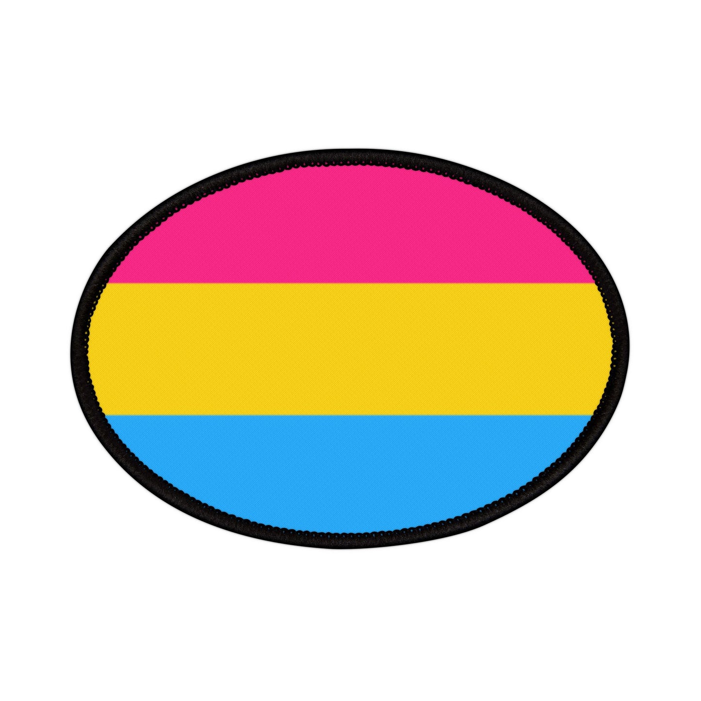 Pansexual Pride Iron-On Patches - Support LGBTQ+, Customizable Emblems, Ideal for Jackets, Bags, Gifts, Craft Projects