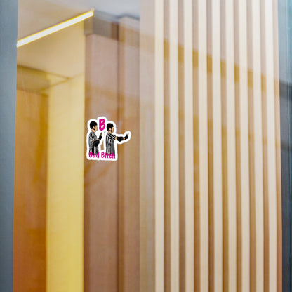 Derby Ref Back Block Kiss-Cut Vinyl Decals