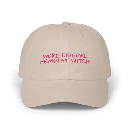 Woke Liberal Feminist Witch Dad Cap, Vintage Hat, Gender Equality Accessory, Gift for Feminists, Everyday Wear, Casual Fashion, Statement