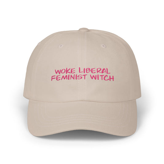 Woke Liberal Feminist Witch Dad Cap, Vintage Hat, Gender Equality Accessory, Gift for Feminists, Everyday Wear, Casual Fashion, Statement