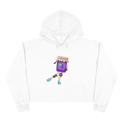 Grape Jammer Crop Hoodie