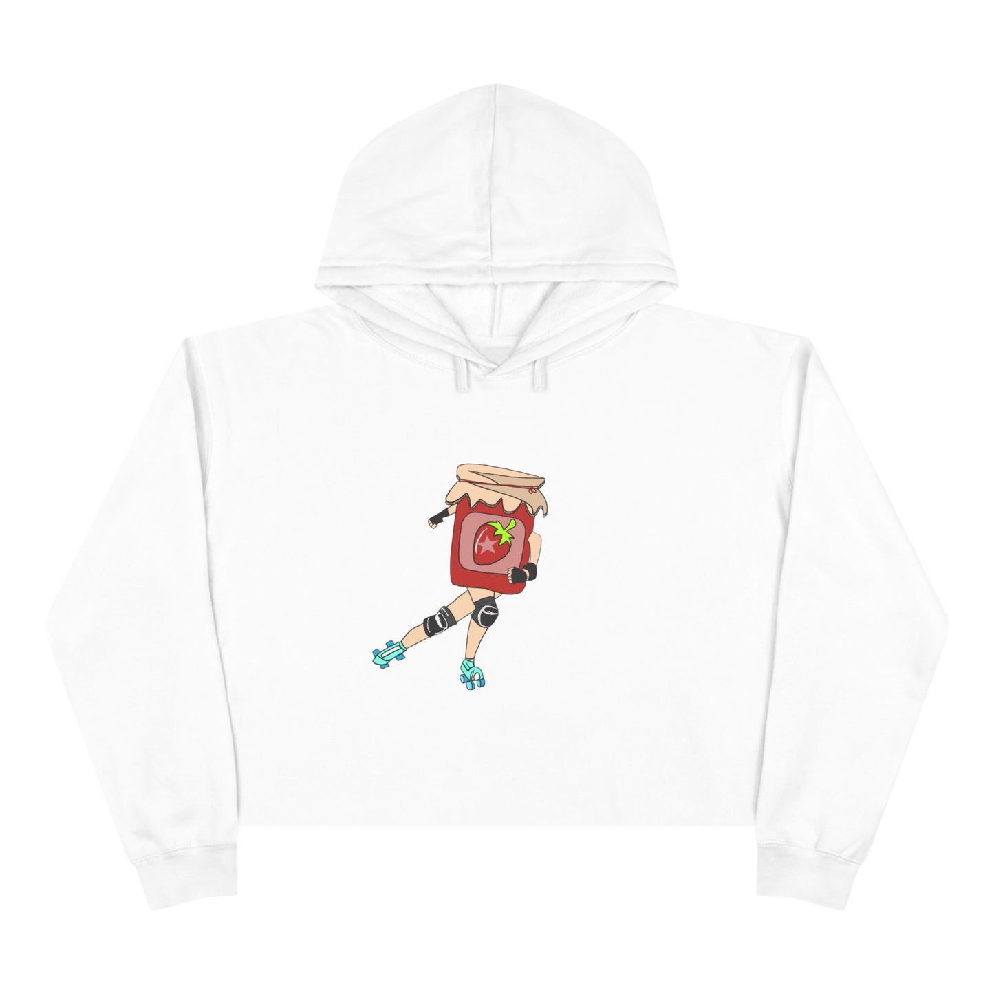 Strawberry Jammer Crop Hoodie