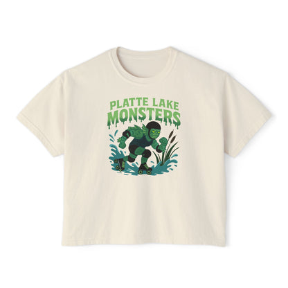 Women's Boxy Tee - Platte Lake Monsters Roller Derby Boxy Tee