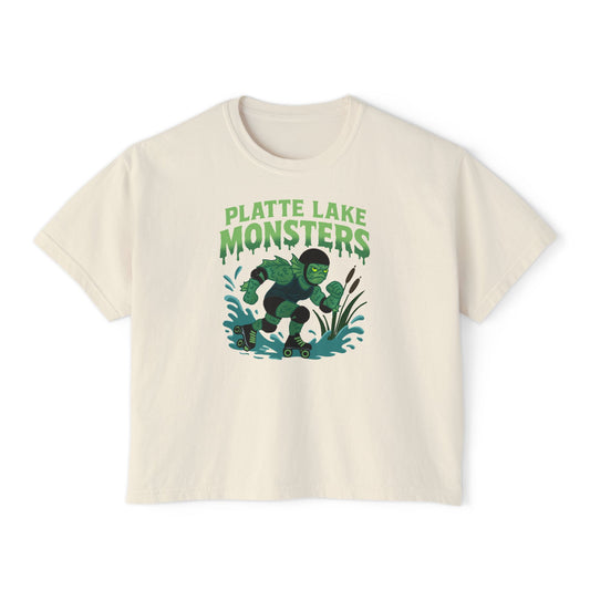 Women's Boxy Tee - Platte Lake Monsters Roller Derby Boxy Tee