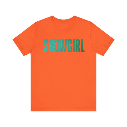 Showgirl Unisex Jersey Tee | Casual Style, Fun Design for Parties, Gifts, Festivals, Everyday Wear
