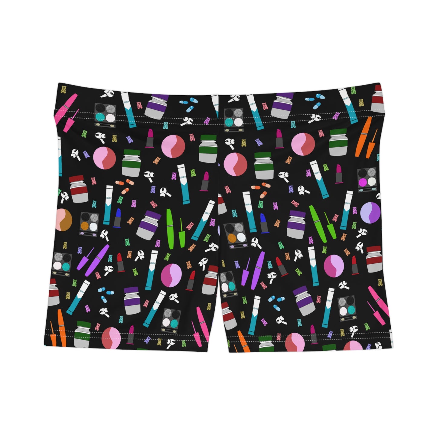 Derby Bout Women's Shorts, Fun and Colorful Design, Perfect for Summer, Art Lovers, Handmade Gift, Casual Wear