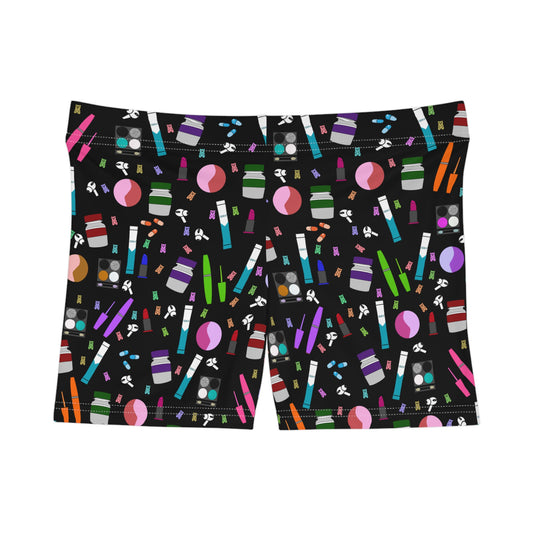 Derby Bout Women's Shorts, Fun and Colorful Design, Perfect for Summer, Art Lovers, Handmade Gift, Casual Wear