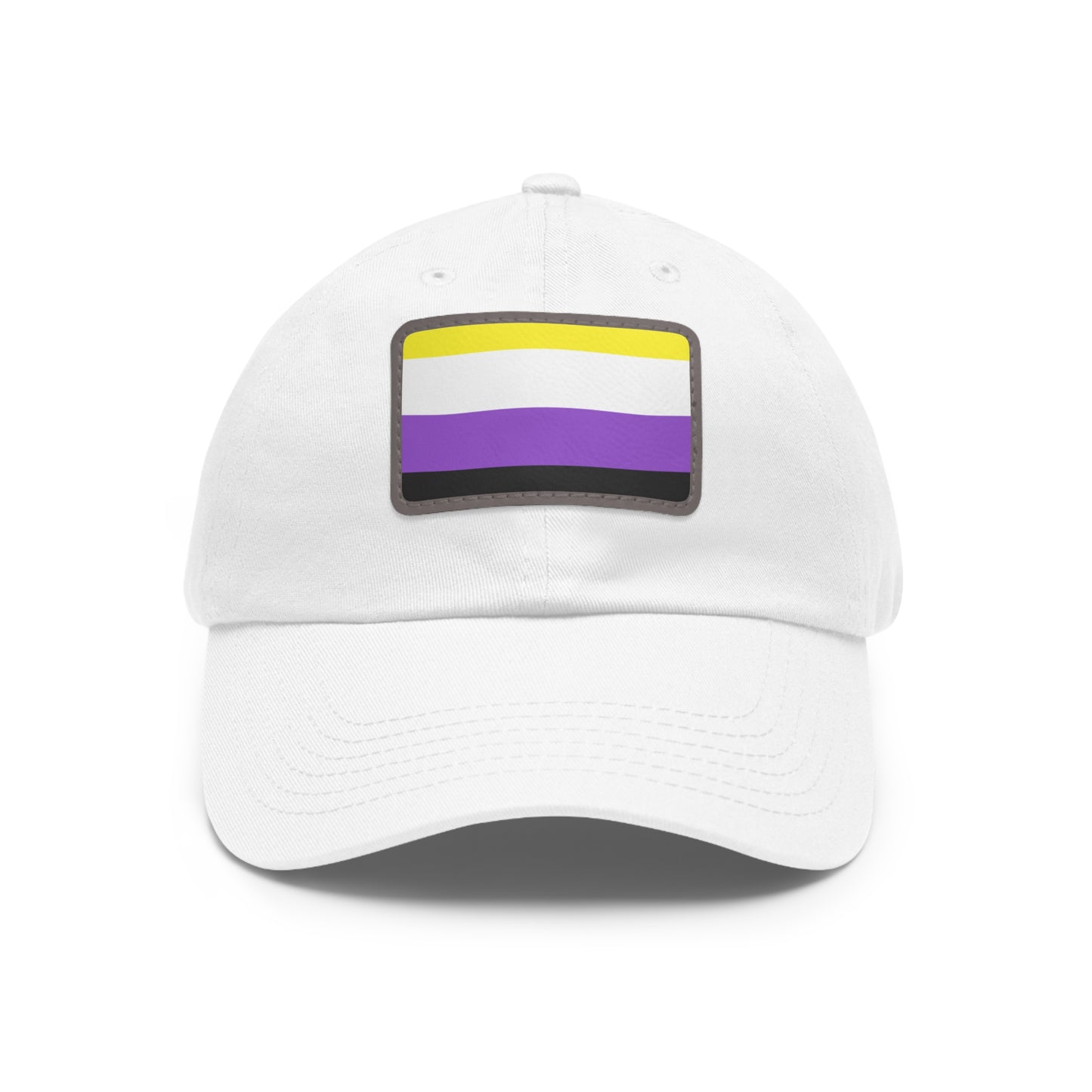 Nonbinary Pride Dad Hat, Casual Cap for LGBTQ+ Community, Rainbow Hat for Parades, Gifts for Dads and Allies, Everyday Wear