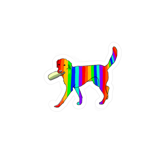 Pride Zucchini Dog Kiss-Cut Vinyl Decals