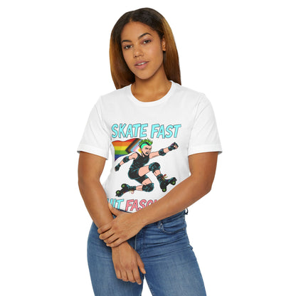 Punk Rebel T-Shirt - Skate Hard Hit Fascists