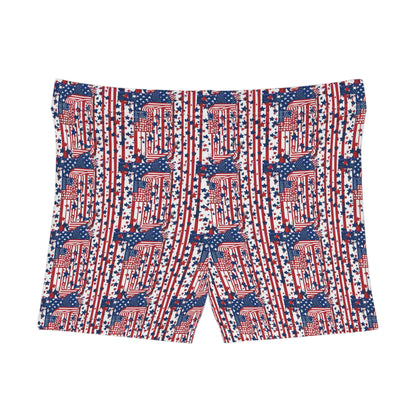 America Women's Shorts (AOP)