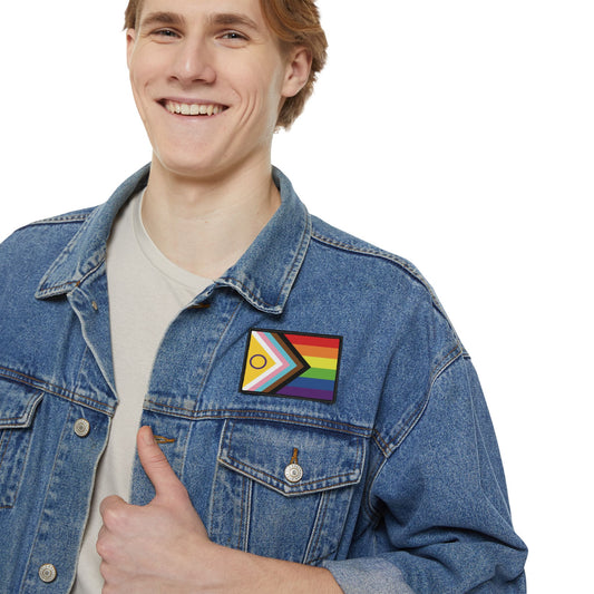 Inclusive Pride Iron-On Patches | LGBTQ+ Clothing Accessories, Jacket Decor, DIY Fashion, Gift for Pride Month, Unique Hoodie Embellishments