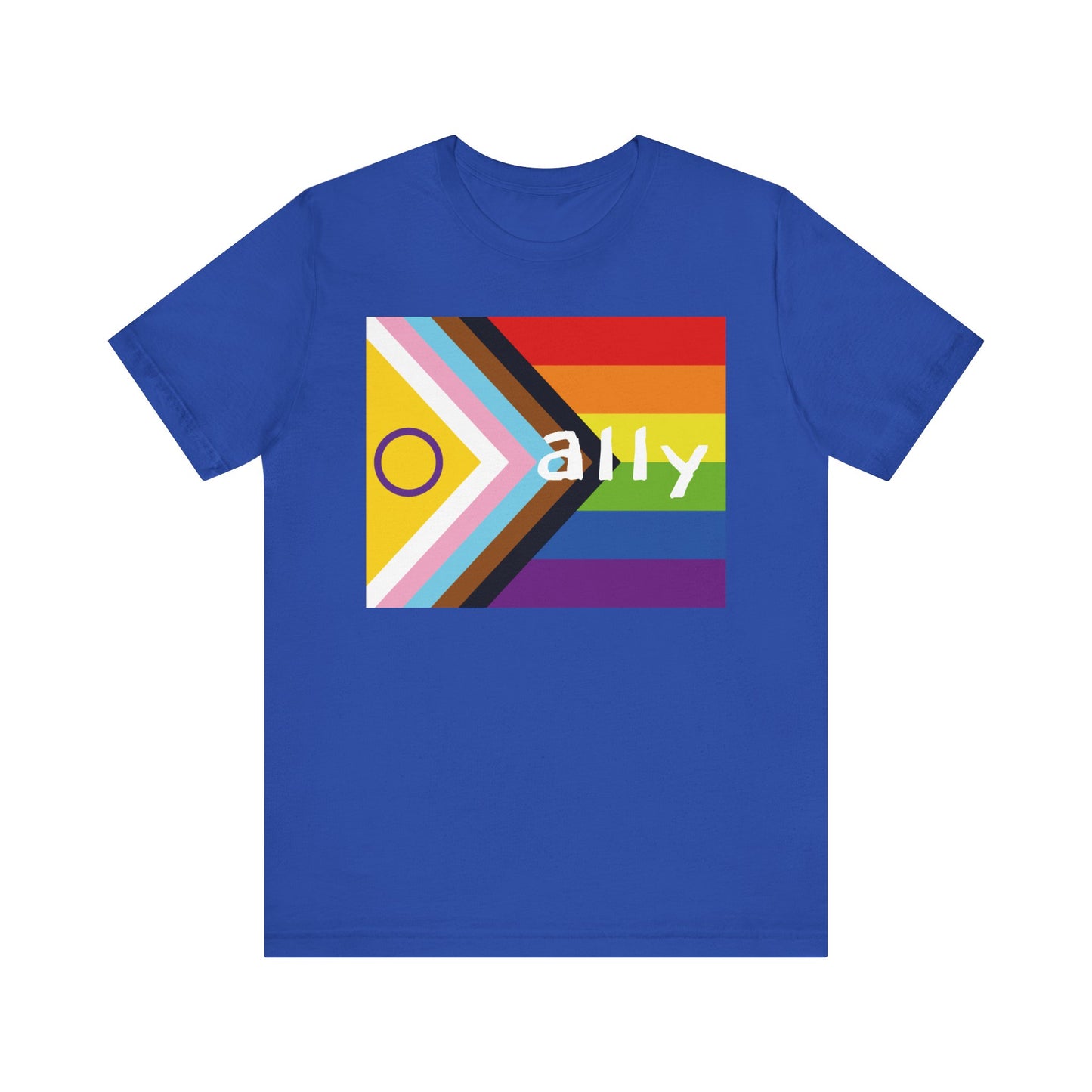 Progressive Pride Flag Ally T-shirt