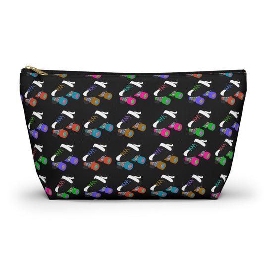 Skate Bout Day Pouch, Makeup Bag, Travel Organizer, Holiday Gift, Fashion Pouch, Kid's Gift, Fun Clutch