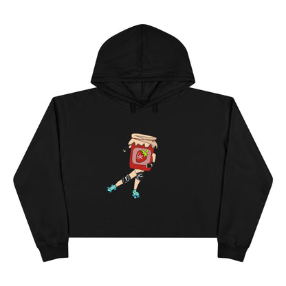 Strawberry Jammer Crop Hoodie