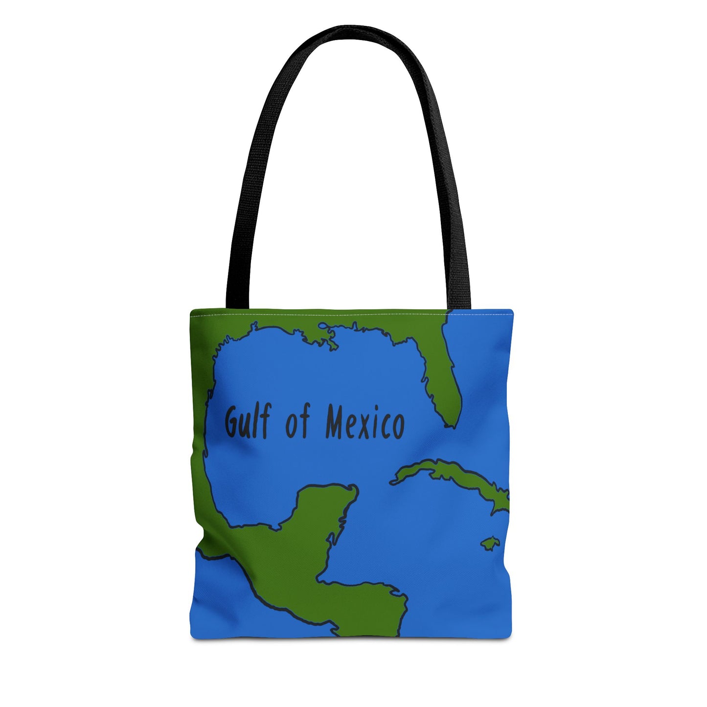 Gulf of Mexico Tote Bag, Eco-Friendly Beach Bag, Travel Organizer, Gift for Adventure Lovers, Summer Tote
