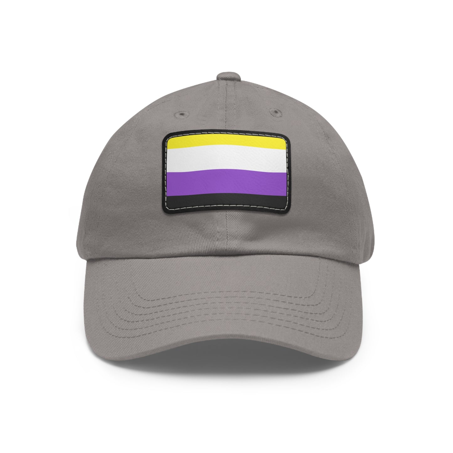 Nonbinary Pride Dad Hat, Casual Cap for LGBTQ+ Community, Rainbow Hat for Parades, Gifts for Dads and Allies, Everyday Wear