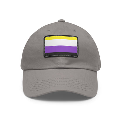Nonbinary Pride Dad Hat, Casual Cap for LGBTQ+ Community, Rainbow Hat for Parades, Gifts for Dads and Allies, Everyday Wear