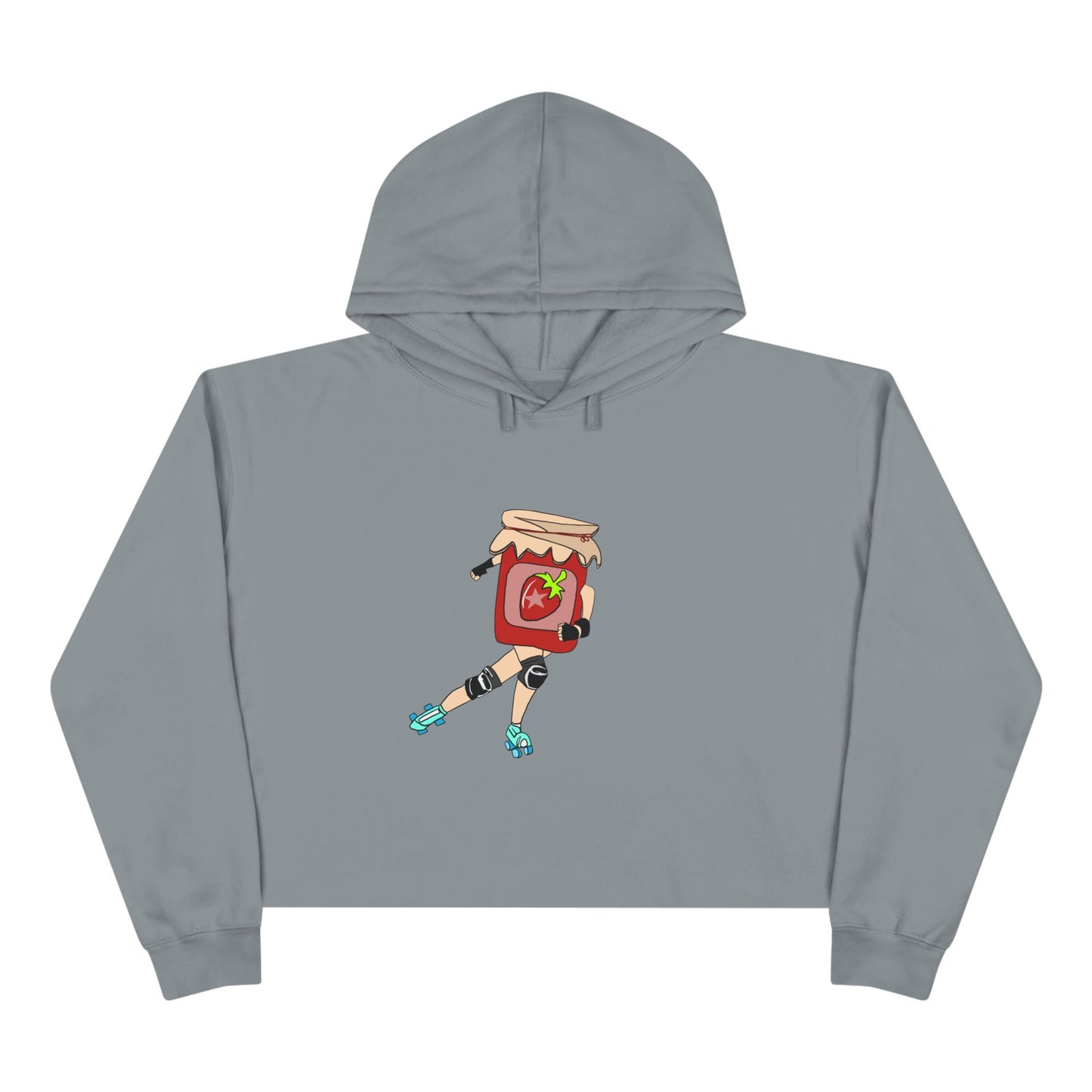 Strawberry Jammer Crop Hoodie