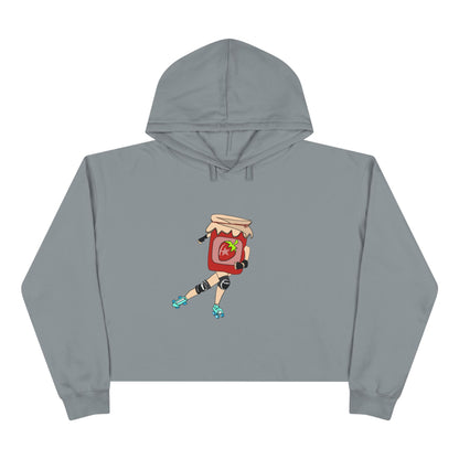 Strawberry Jammer Crop Hoodie