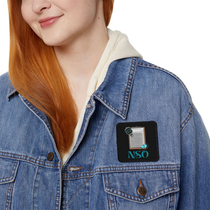 NSO Iron-On Patches, Customizable Patches for Jackets, Unique Patches for Bags, Fun Clothing Accessories, Perfect for Sports Events