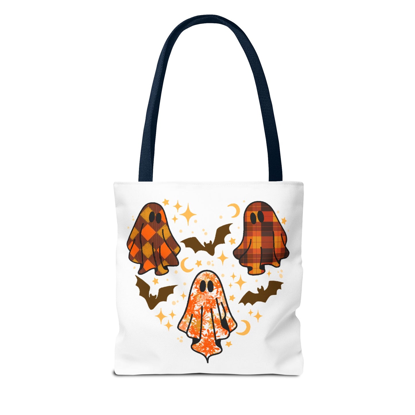 Spooky Ghost Tote Bag, Halloween Bags, Trick or Treat, Seasonal Tote, Autumn Accessories, Gift for Halloween Lovers