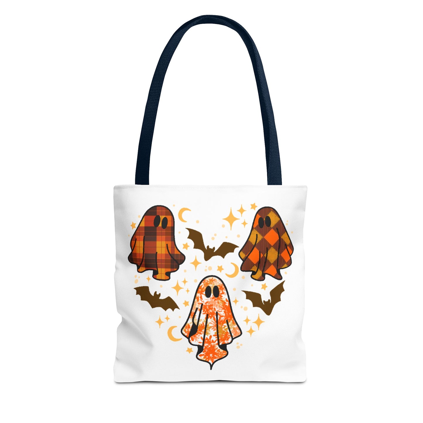 Spooky Ghost Tote Bag, Halloween Bags, Trick or Treat, Seasonal Tote, Autumn Accessories, Gift for Halloween Lovers