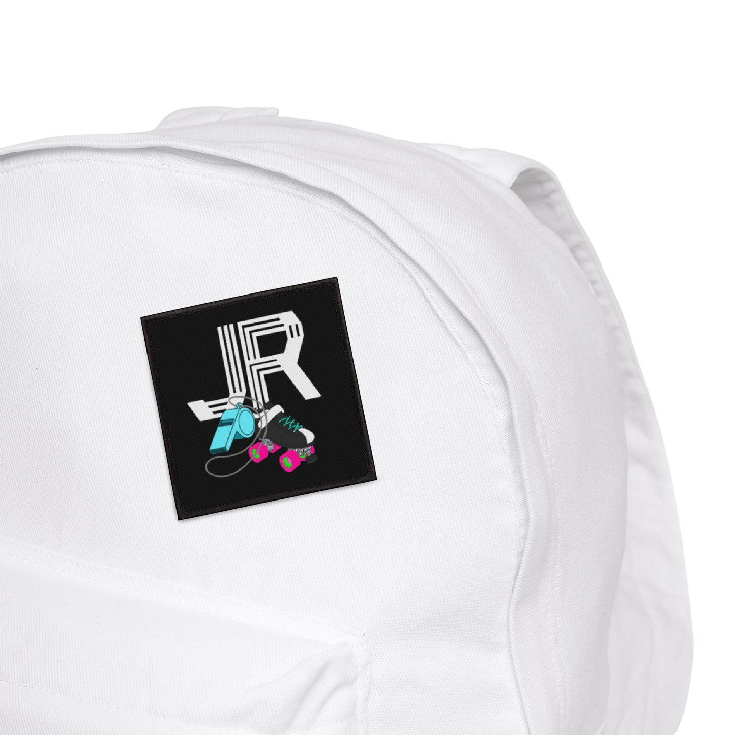 Jam Ref Derby Retro Roller Skating Iron-On Patches | Perfect for Jackets, Bags, Unique Gift, DIY Projects, Fun Personalization