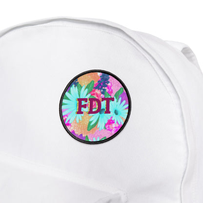 FDT Colorful Floral Iron-On Patches - Personalize Your Style with FDT | Denim Jacket, Backpack Accessories, Gift Idea, Arts & Crafts