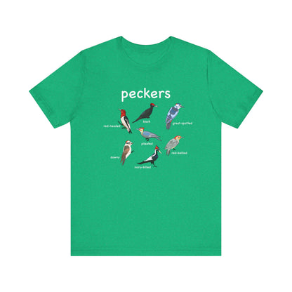 Vintage Bird Peckers Graphic Tee, Cute Nature T-Shirt, Unisex Summer Shirt, Birdwatching Gift, Casual Everyday Wear