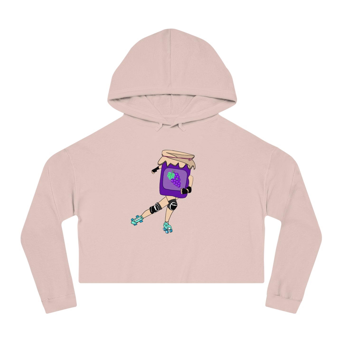 Grape Jammer Cropped Hooded Sweatshirt