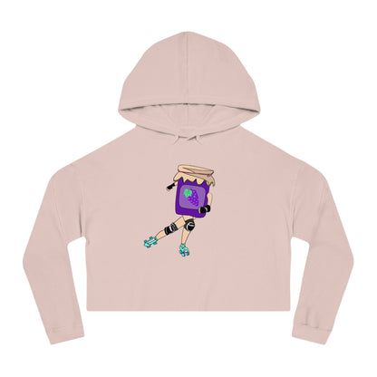 Grape Jammer Cropped Hooded Sweatshirt