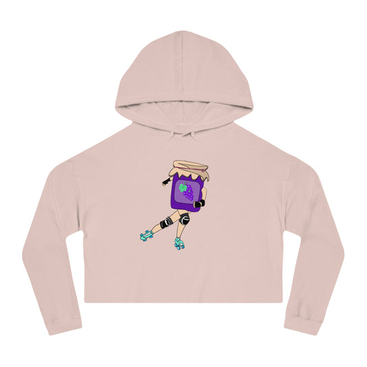 Grape Jammer Cropped Hooded Sweatshirt