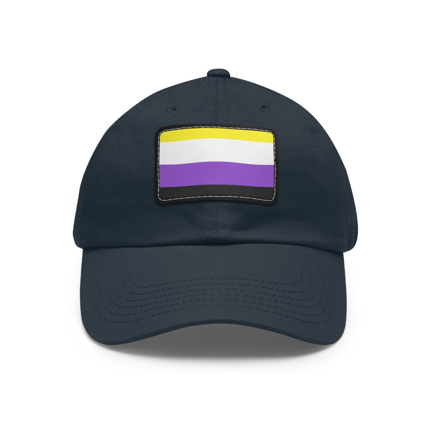 Nonbinary Pride Dad Hat, Casual Cap for LGBTQ+ Community, Rainbow Hat for Parades, Gifts for Dads and Allies, Everyday Wear
