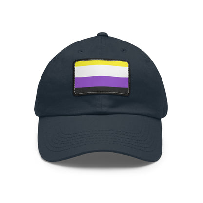 Nonbinary Pride Dad Hat, Casual Cap for LGBTQ+ Community, Rainbow Hat for Parades, Gifts for Dads and Allies, Everyday Wear
