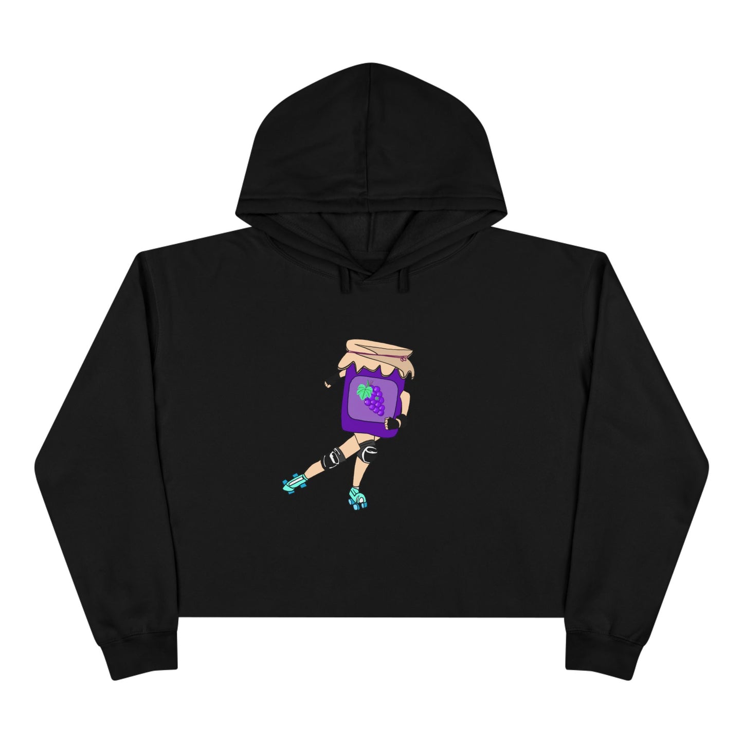 Grape Jammer Crop Hoodie
